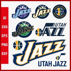utah jazz logo svg - utah jazz svg cut files - utah jazz png logo, nba logo, utah jazz svg cricut files