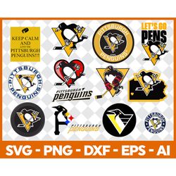 pittsburgh penguins hockey team svg, pittsburgh penguins svg, nhl svg, nhl svg, png, dxf, eps