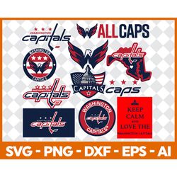 washington capitals bundle svg, washington capitals svg, hockey teams svg, nhl svg