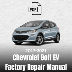 Chevrolet Bolt EV 2017-2021 Workshop Service Repair Manual