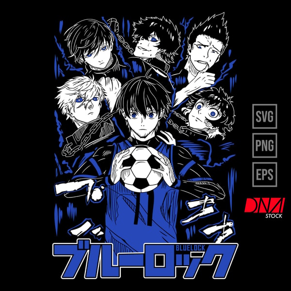 Blue Lock Team svg, Isagi Yoichi svg, Blue Lock svg, Anime s | Inspire ...