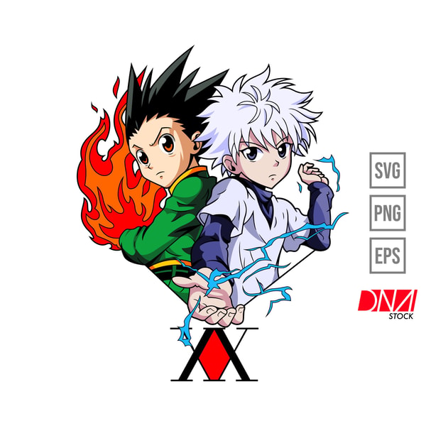 Killua Vectorize Gon svg, Killua Zoldyck svg, Hunter X Hunter svg, Anime svg, | Inspire ...