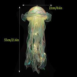 Cosme Christopher New LED Colorful Jellyfish Lantern Lamp Decoration DIY Material Pack,Jellyfish nightlight,The Sea Hang