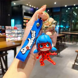 Cartoon creative and minimalist keychains cute dolls couple bags hanging decorations keychains wholesale