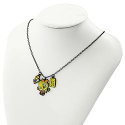 SpongeBob SquarePants Necklace Cartoon Figure Kawaii Patrick Star Metal Badge Pendant Necklace Collar Cute Jewelry Acces