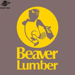 beaver lumber yellow logo png design