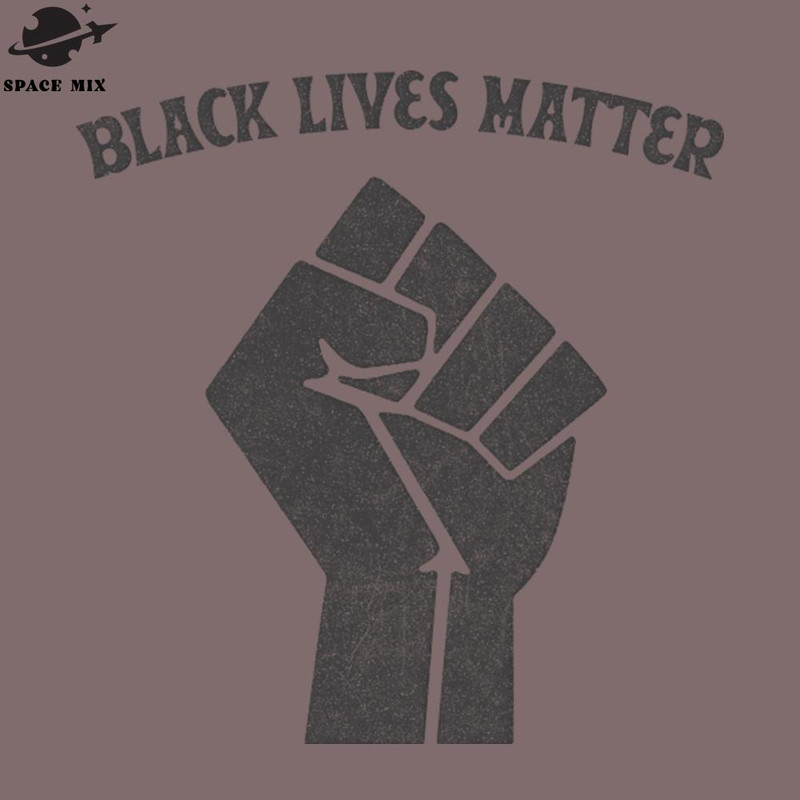 SM2212231344-Black Lives Matter FadedVintage Style Black ower Fist  PNG Design.jpg