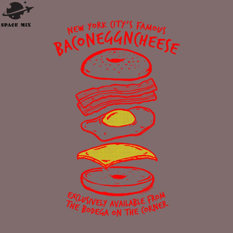 SM221223884-BACOECHEESE ew York Citys Famous Bacon Egg and Cheese PNG Design.jpg