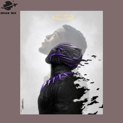 black panther tribute png design