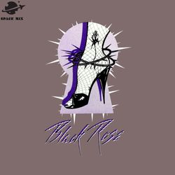black rose 1980 png design