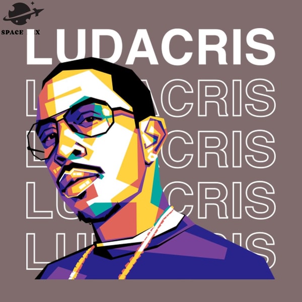 Ac Rapper Logo American Rapper Ludacris WA op Art Hiphop PNG Design | Inspire Uplift