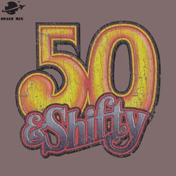 50 shifty 1976 png design