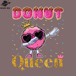 dab dance style doughnut donut lover dabbing donut queen png design