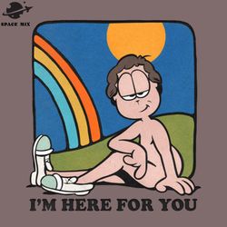 im here for you sexy arfield meme png design