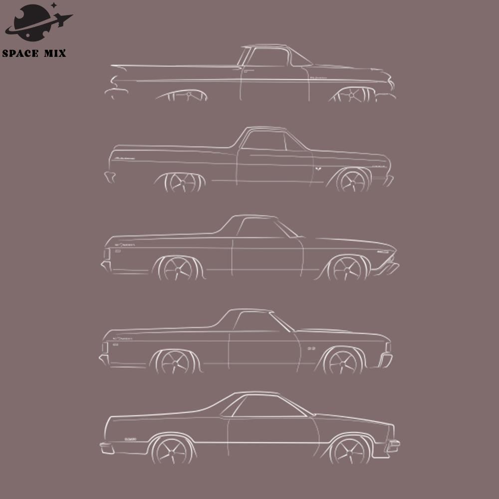 SM2212233637-Evolution of the Chevy El Camino profile stencil white PNG Design.jpg