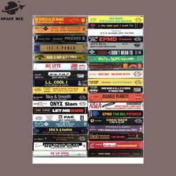 hip hop tapes 90s hip hop tees png design