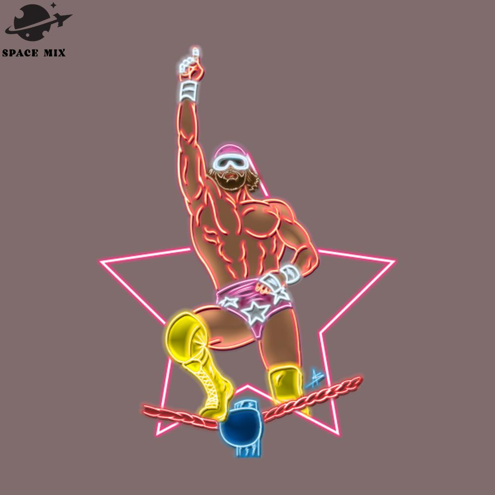 SM2212237058-Macho man top rope neon color PNG Design.jpg