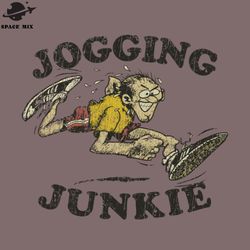 jogging junkie 1974 png design