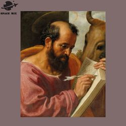 saint luke the evangelist by follower of jacob jordaens png design