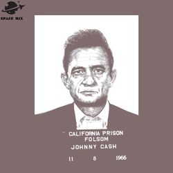 johnny cash mugshot black ver png design