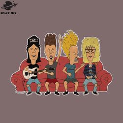 metal vintage beavis and butthead png design