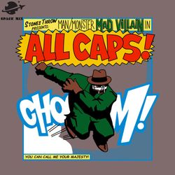 mf doom all caps png design
