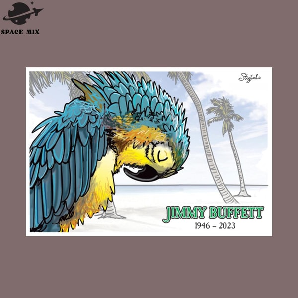 Jimmy Buff Rip Remembering Jimmy Bufffett PNG Design - Inspire Uplift