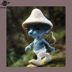 smurf cat blue meme we live we love we lie png design