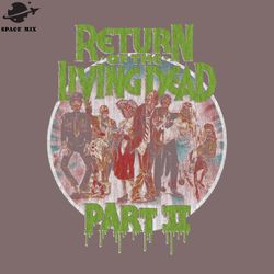 return of the living dead 2 tarman zombies png design