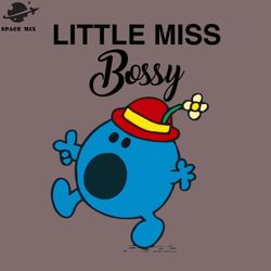 little miss bossy png design