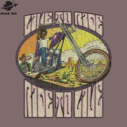 ride to live desert chopper 1972 png design