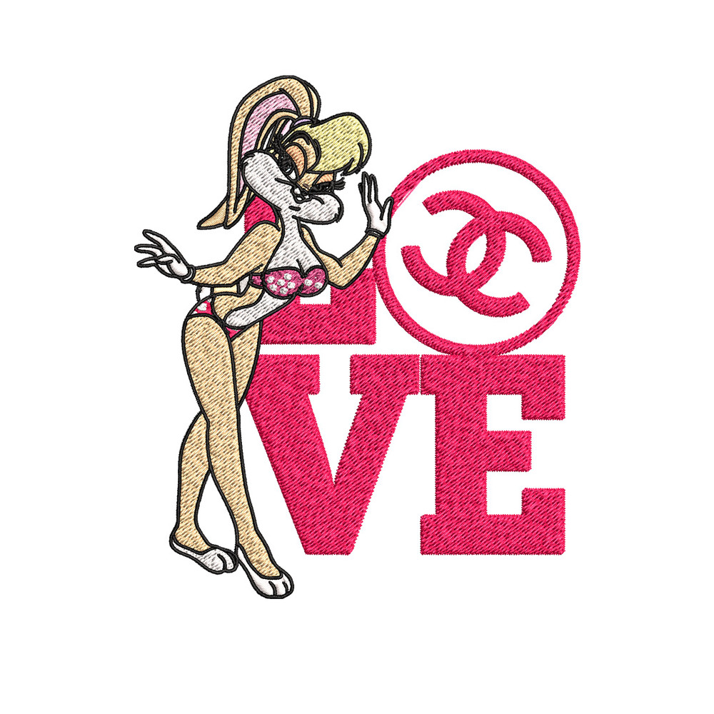 Bunny cartoon gucci Embroidery Design, Gucci Embroidery, Brand Embroidery, Embroidery File, Logo shirt, Digital download.jpg