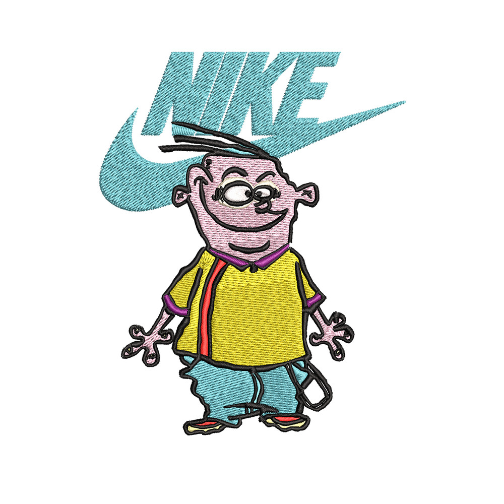 Cartoon swoosh Nike Embroidery design, Cartoon swoosh Nike Embroidery, Nike design, Embroidery file, Instant download..jpg