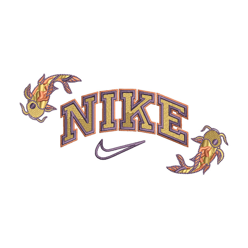 Nike fish Logo embroidery design, Nike fish embroidery, Nike design, logo shirt, Embroidery shirt, Digital download..jpg