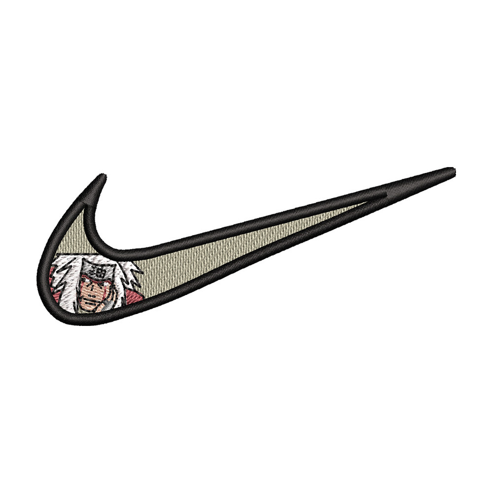 Nike jiraiya embroidery design, Naruto embroidery, Nike design,Embroidery file,Embroidery shirt,Digital download.jpg