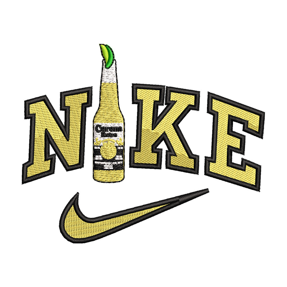 Corona x nike embroidery design, Nike embroidery, Embroidery file, Embroidery shirt, Emb design, Digital download.jpg