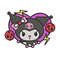 Kuromi Embroidery design, Hello Kitty Embroidery, cartoon design, Embroidery File, cartoon shirt, Digital download.jpg