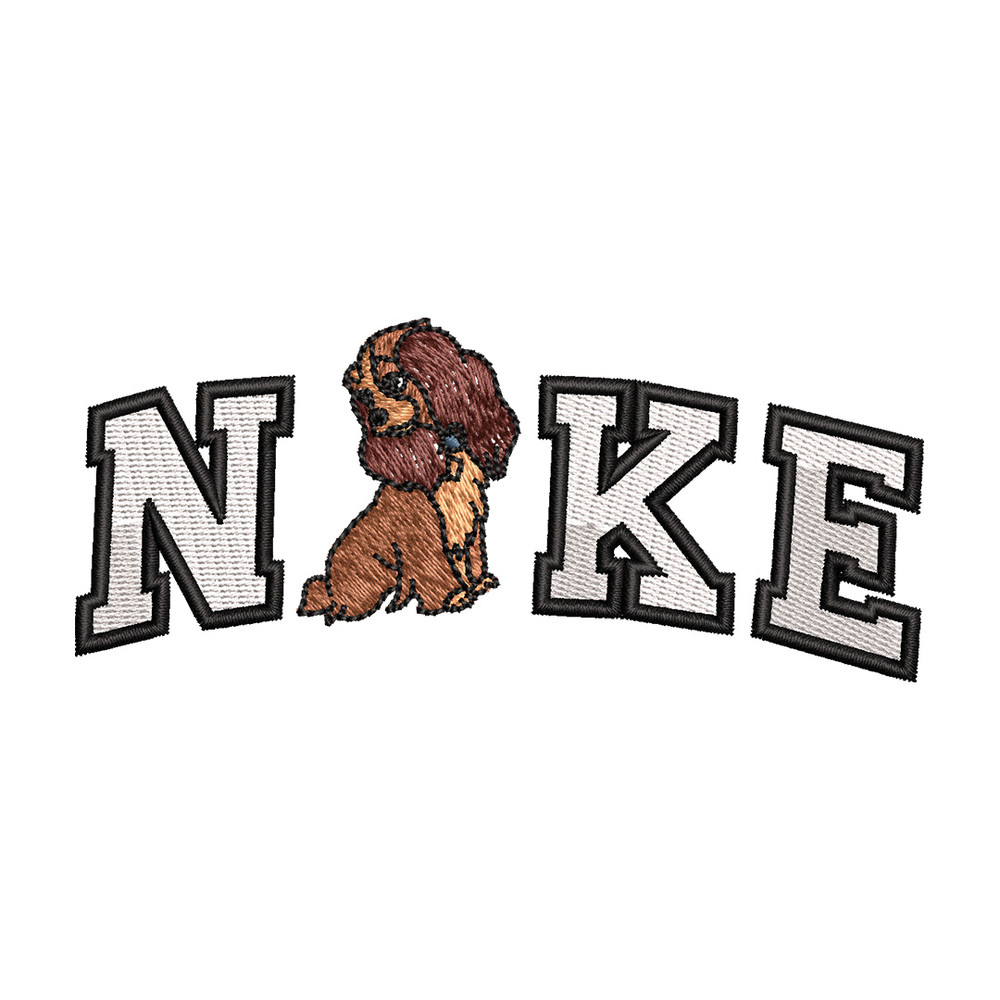 Nike x cute dog embroidery design, Dog embroidery, Nike design, Embroidery shirt, Embroidery file, Digital download.jpg
