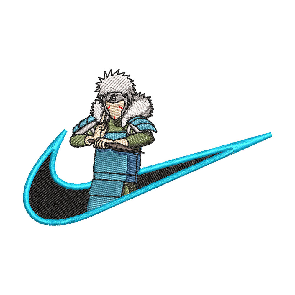 Tobirama nike embroidery design, Naruto embroidery, Nike design, Embroidery shirt, Embroidery file, Digital download.jpg