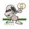 Dog cute gucci Embroidery Design, Gucci Embroidery, Embroidery File, Logo shirt, Sport Embroidery, Digital download..jpg