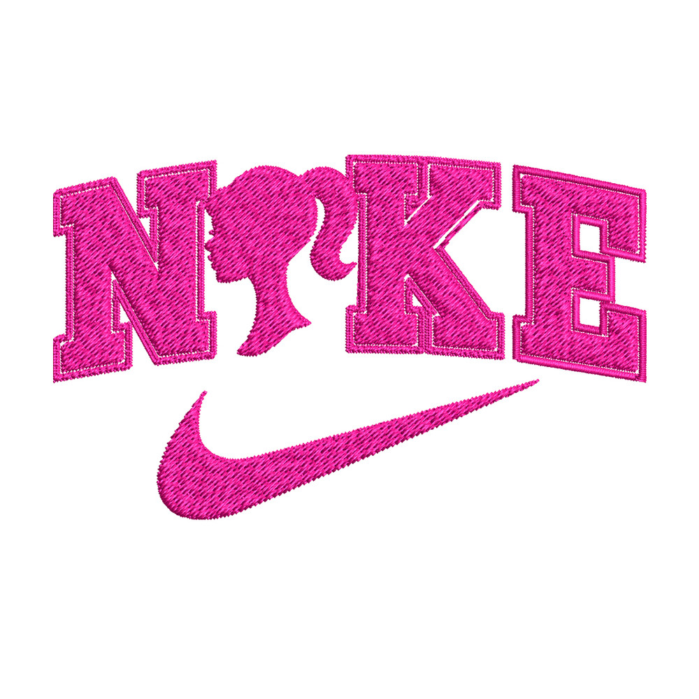 Nike barbie Embroidery design, logo Embroidery, Embroidery File, logo design, logo shirt, Digital download..jpg