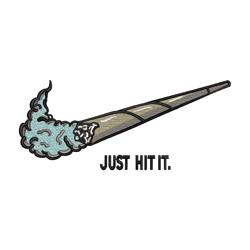 Nike Just Hit It embroidery design, Nike embroidery, Nike design, logo shirt, Embroidery shirt, Instant download..jpg