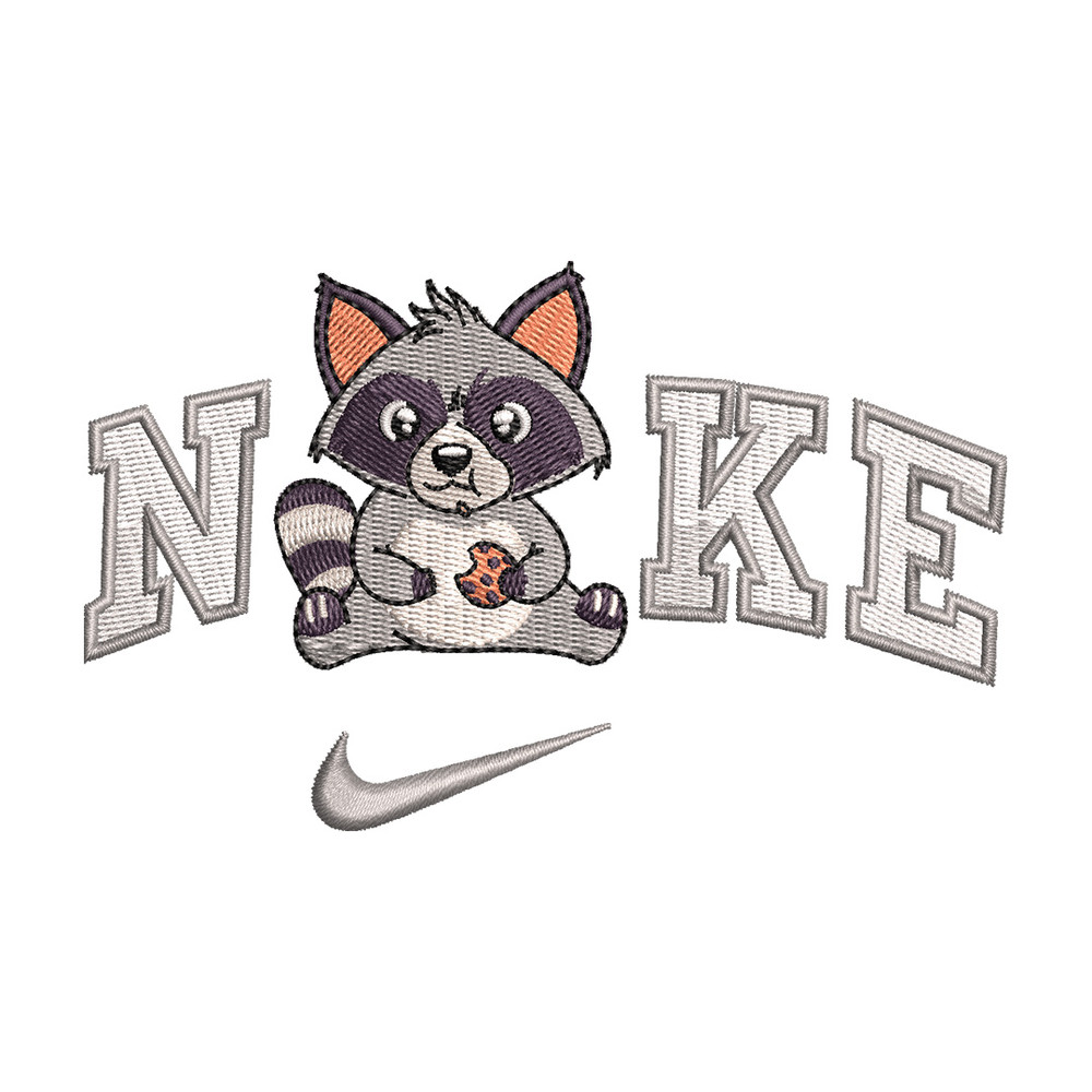 Nike squirrel embroidery design, Squirrel embroidery, Nike design, Embroidery shirt, Embroidery file, Digital download.jpg