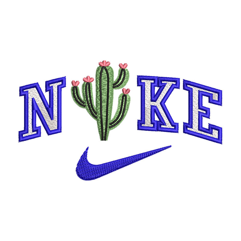 Nike x cactus embroidery design, Cactus embroidery, Nike design,Embroidery shirt, Embroidery file, Digital download.jpg
