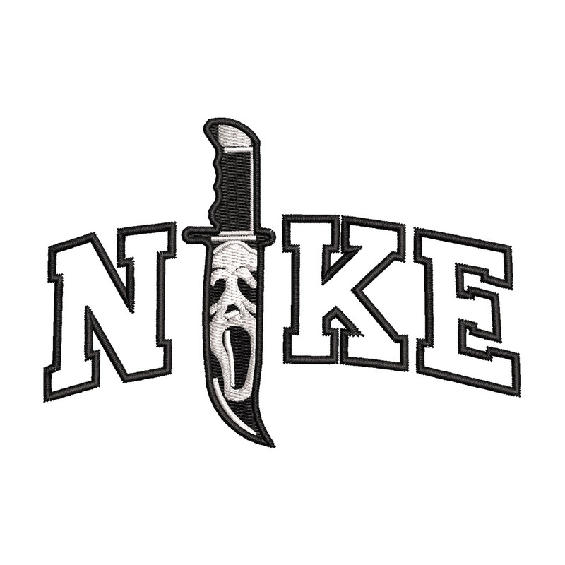 Nike x knife embroidery design, Horror embroidery, Nike design, Embroidery shirt, Embroidery file, Digital download.jpg