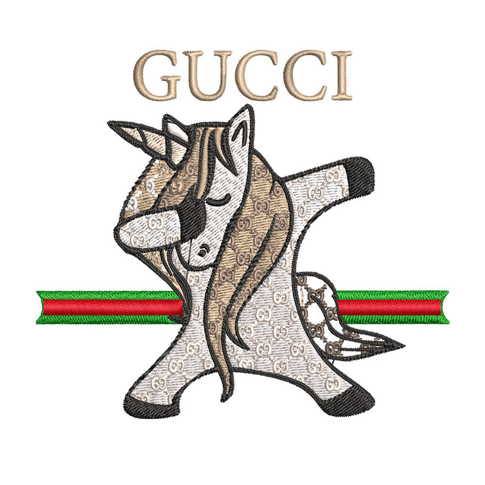 Unicorn gucci Embroidery Design, Gucci Embroidery, Embroidery File, Logo shirt, Sport Embroidery, Digital download..jpg