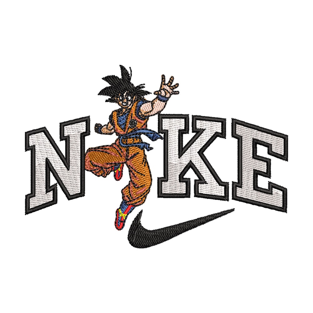 Nike goku man embroidery design, Nike embroidery, Anime design, Embroidery shirt, Embroidery file, Digital download.jpg