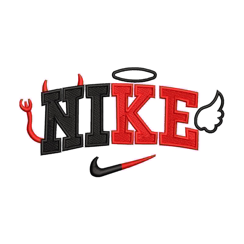 Nike x evil embroidery design, Evil embroidery, Nike design, Embroidery shirt, Embroidery file, Digital download.jpg
