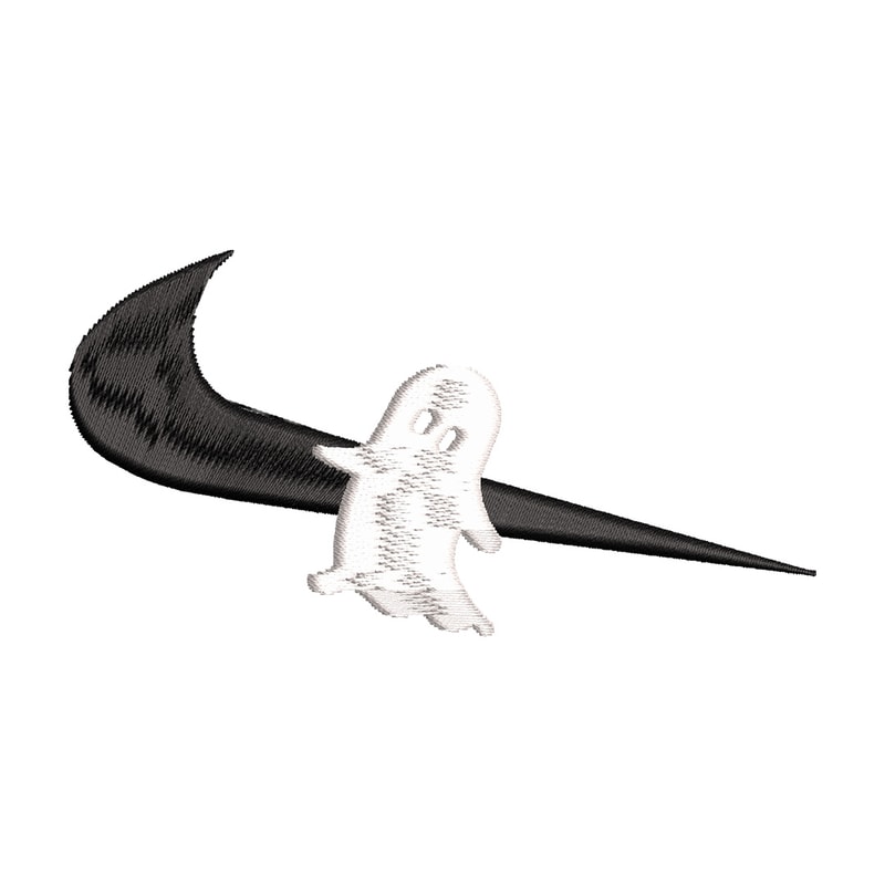 Nike x ghost embroidery design, Horror embroidery, Nike design, Embroidery shirt, Embroidery file,Digital download.jpg