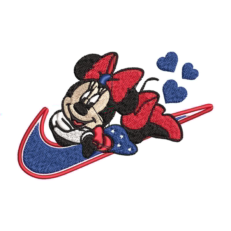 Nike x minnie Embroidery Design, Mickey Embroidery, Nike Embroidery, Embroidery File, Logo shirt, Digital download.jpg